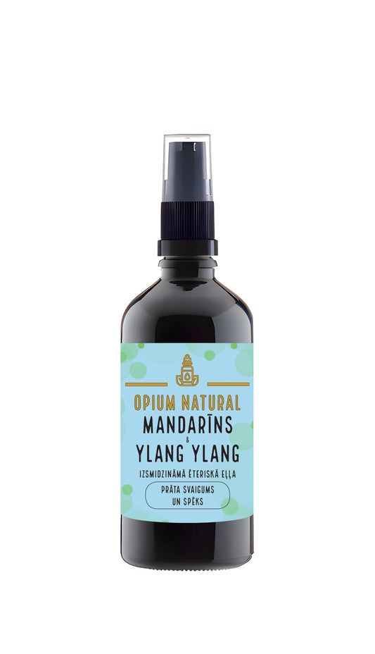Mandarīns un Ylang Ylang - izsmidzināmā ēteriskā eļļa